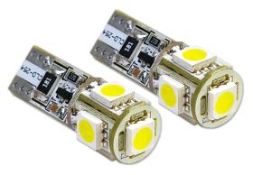 BOTTARI 17879 - T10 CANBUS 5SMD 5050 12V WHITE 2 UD