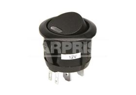 CARPRISS 70810681 - INTERRUPTOR REDONDO NEGRO ON/OFF