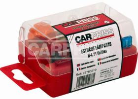 CARPRISS 79780212 - ESTUCHE JUEGO LAMPARAS H-4 24VOLTIOS.