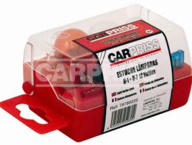 CARPRISS 79780220 - ESTUCHE JUEGO LAMPARAS H-1+H-7 12 VOLTIOS.