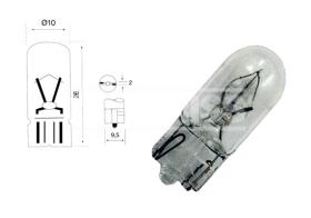 CARPRISS 79780270 - LAMPARAS TABLERO/POSICION 12V 5W BLISTER 2 UDS(LOT.OBLIG.10)