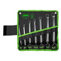 JBM 50562 - SET DE 7 LLAVES ACODADAS DE 2 BOCAS ESTRELLA