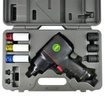 JBM 51207 - KIT PISTOLA IMPACTO DE 1/2" COMPOSITE + VASOS