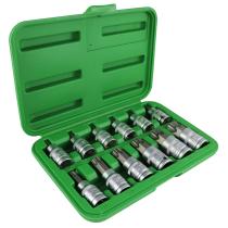 JBM 51261 - SET 12 PIEZAS 1/2" PUNTA TORX