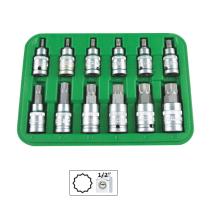 JBM 51384 - SET DE 12 PIEZAS DE 1/2" PUNTA DOCE CANTOS = 53104