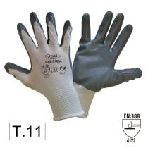 JBM 51398 - GUANTES C/PALMA REFORZADA NITRILO T