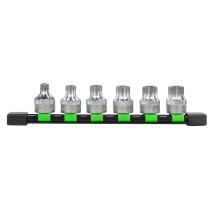 JBM 51409 - SET DE 6 PIEZAS DE 1/2" PUNTA 12 CANTOS INVIOLABLE / PUNTA X
