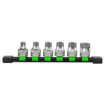JBM 51410 - SET DE 6 PIEZAS DE 1/2" PUNTA TORX INVIOLABLE