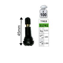 JBM 51741 - VALVULA PARA LLANTAS TR413 45MM (MULTIPLO 100 UDS)