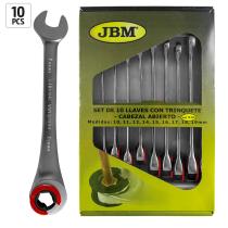 JBM 51840 - SET 10 LLAVES HEX. COMBINADAS CON T