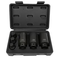 JBM 52337 - SET DE 3 VASOS Y 3 PUNTAS DE IMPACTO DE 1/2" HEXAGONAL