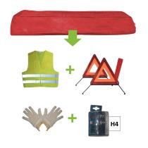 JBM 52777 - KIT EMERGENCIA BOLSA ROJA + MK H4 +