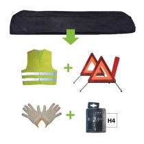 JBM 52781 - KIT EMERGENCIA BOLSA NEGRA + MK H4