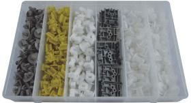 JBM 52897 - ESTUCHE DE CLIPS PLASTICOS RENAULT 300 PCS