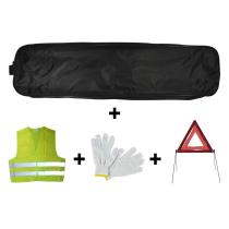 JBM 53179 - KIT EMERGENCIA BOLSA NEGRA RIBETE+T