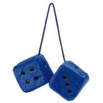 SUMEX DADOS40 - DADOS AZULES/ PUNTOS NEGROS    DECORATIVOS 7X7CM.