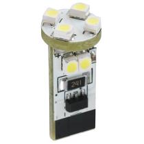 SUMEX LIT3528 - BOMBILLA 8 LEDS T10  12V  5W "ERROR-FREE" 8SMD