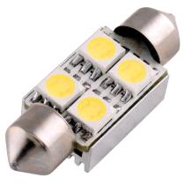 SUMEX LIT473B - LAMPARA ULTRA LUMINOSA SMD 4 LEDS "BLANCA" 10X36MM