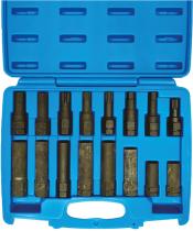 FAMILIA TOOLR 1126 - JUEGO DE LLAVES PARA TORNILLOS ANTIRROBO 16PZS