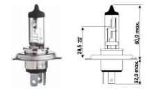 Jahn LA1180 - HALOGENA HB2 12V 60/55W P43T