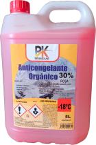 ANTICONGELANTES LAVAPARABRISAS Y AGUA DESTILADA 300982 - ANTICONG ROSA  30% ORGANICO 5L