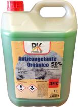 ANTICONGELANTES LAVAPARABRISAS Y AGUA DESTILADA 300983 - ANTICONG VERDE 50% ORGANICO 5L