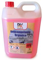 ANTICONGELANTES LAVAPARABRISAS Y AGUA DESTILADA 300984 - ANTICONG 50% ORG G-12 ROSA 5L