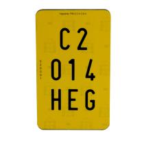 HEGOPLAC PLACAS DE MATRICULA H16 - PLACA HILTEK CICLOMOTOR 168X10