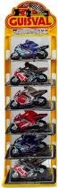 LAMPA 16147 - MOTOS COMPETICION ESCALA 1:29 (EXPOSITOR 6 UNIDADES)