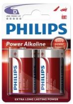 LAMPA 17213 - PILA ALKALINA PHILIPS LR20 (BLISTER 2 UNIDADES)