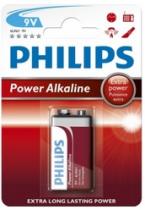 LAMPA 17214 - PILA ALKALINA PHILIPS 9V (BLISTER 1 UNIDAD)