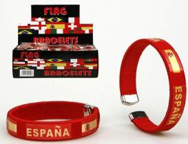 LAMPA 16053A - BRAZALETE AJUSTABLE ESPANA (EXPOSITOR 36 UNIDS)