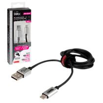 LAMPA LAM38890 - CABLE USB Y MICRO USB TIPO C 100 CM NEGRO
