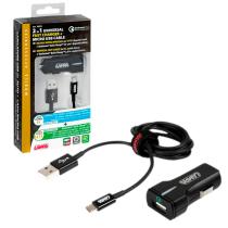 LAMPA LAM38923 - KIT UNIVERSAL 2 EN 1 USB Y MICRO USB CARGA ULTRA RAPIDA 12/2