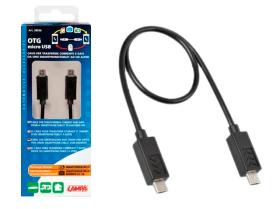 LAMPA LAM38936 - CABLE OTG MICRO USB Y MICRO USB 30 CM