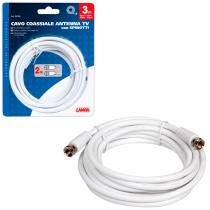 LAMPA LAM39102 - CABLE COAXIAL PARA ANTENA TV GLOBO 3 METROS