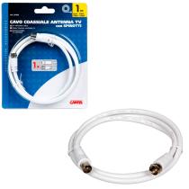 LAMPA LAM39103 - CABLE COAXIAL PARA ANTENA TV GLOBO 1 METRO