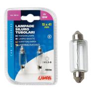 LAMPA LAM58112 - LAMPARA SILURO 12V 18W 15X41MM