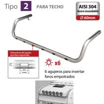 LAMPA LAM96605 - BARRA DE FARO PARA TECHO TIPO 2 MAN TGA (03/99 A 05/10)