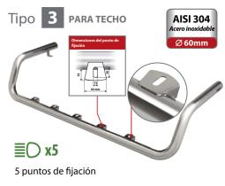 LAMPA LAM96718 - BARRA DE FARO PARA TECHO TIPO 3 VOLVO FH SERIE 4 (09/12+)