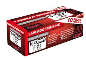 LAMPA LAM98216 - LAMPARA R10W 24V 10W BA15S HOMOLOGACION E (CAJA 10 UNIDADES)