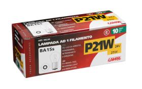 LAMPA LAM98230 - LAMPARA P21W 1 FILAMENTO BLANCO 24V 21W BA15S HOMOLOGACION E