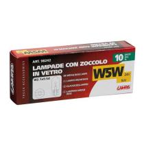 LAMPA LAM98242 - LAMPARA W5W 24V 5W W2.1X9.5D HOMOLOGACION E (CAJA 10 UNIDADE