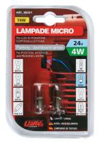 LAMPA LAM98261 - LAMPARA T4W MICRO 24V HOMOLOGACION E (BLISTER 2 UNIDADES)