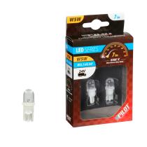 LAMPA LAM98340 - LAMPARA W5W T10 LED BLANCO 24V W2,2X9,5D (BLISTER 2 UNIDADES