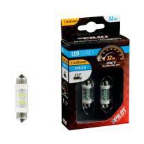 LAMPA LAM98358 - LAMPARA LED SILURO BLANCO 24V SV8,5-8 (BLISTER 2 UNIDADES)