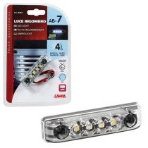 LAMPA LAM98382 - LUZ DE GALIBO IMPERMEABLE 4 LED 24V BLANCA HOMOLOGADA