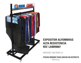 LAMPA LAM99007 - EXPOSITOR 30 ALFOMBRAS ALTA RESISTENCIA 105X155X45 (ALTO-ANC