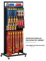 LAMPA LAM99051 - EXPOSITOR ESCOBILLAS CON RUEDAS 168X65X45 (ALTO-ANCHO-FONDO)