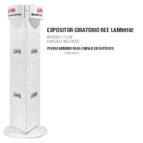 LAMPA LAM99102 - EXPOSITOR GIRATORIO 172 CM BLANCO (INCLUIDO PALOS)